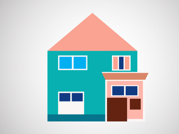 House or home design template vector illustration. Logo for real estate business or company preview picture