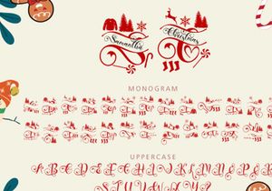 Samantha Christmas Monogram