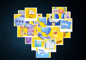 3D Icon for Messaging
