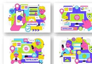 10 Intranet Technology Illustration