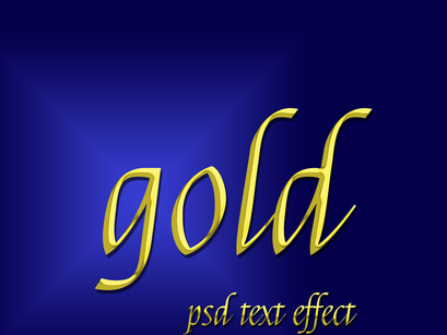 luxury gold text effect with 4 background color desgin design