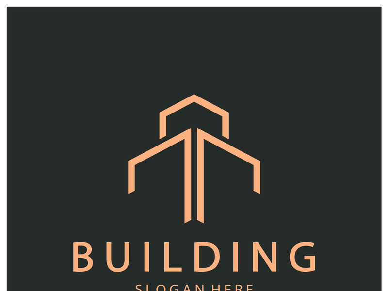 Building logo vector illustration design,Real Estate logo template, Logo symbol icon