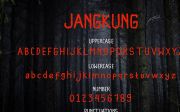 Jangkung - Wild Brush Font