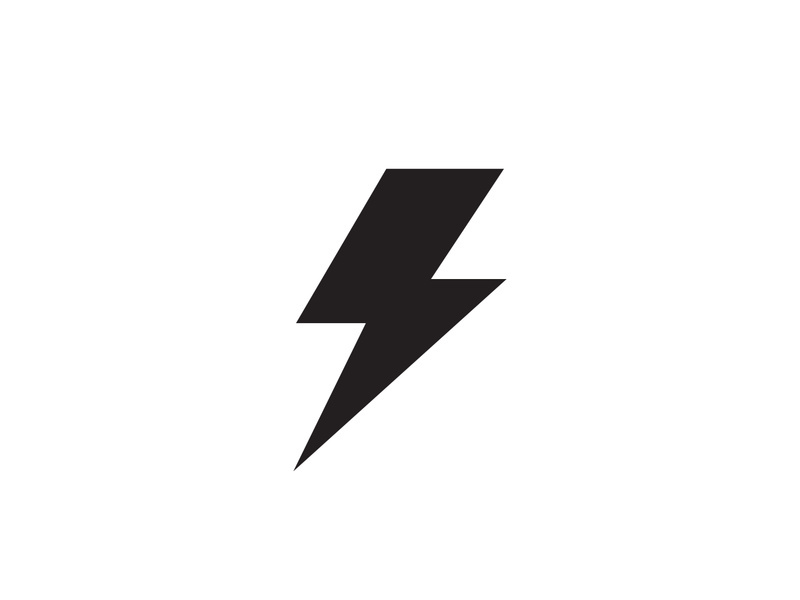 Strom Thunderbolt Template vector icon illustration design