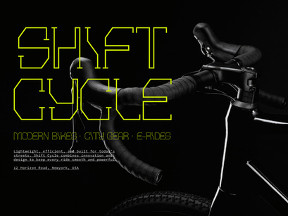 Lost Entity | Futuristic Geometric Font