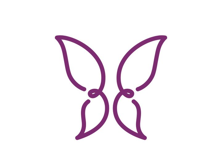 Beauty Butterfly Logo vector template