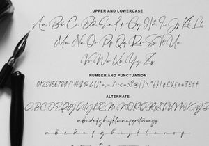 Dontheus - Signature Font