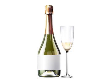 Premium wine realistic product vector design preview picture