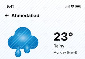 Weather Mobile App Design