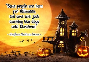 Halloween before Christmas