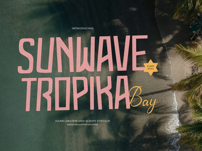 Sunwave Tropika Bay | Hand Drawn Vintage Duo