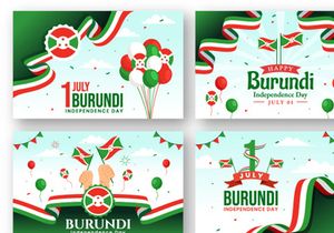 12 Burundi Independence Day Illustration