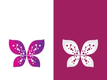 Beauty butterfly vector icon design