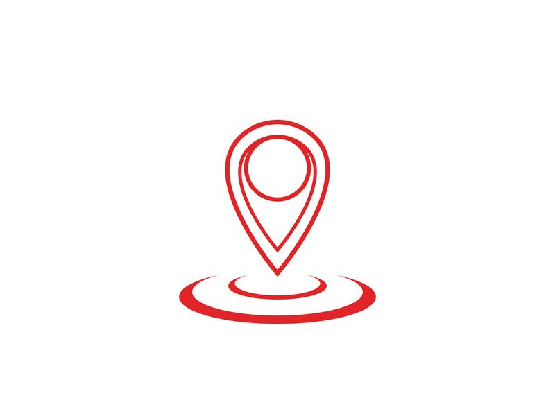 Location point Logo vector template
