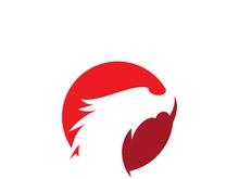 Dragon Head Vector Logo Illustration