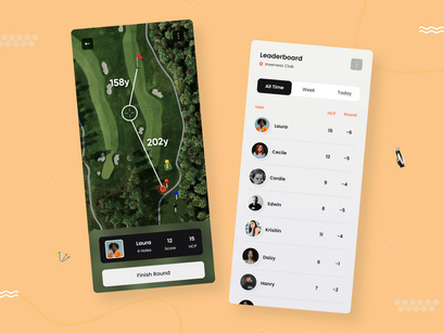 Golf App UI Kit