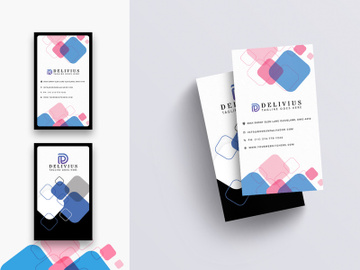 Abstract Business Card-04-Vertical preview picture