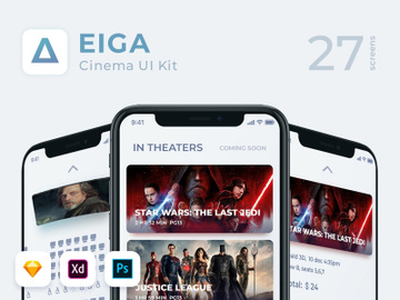  EIGA Cinema UI KIt preview picture