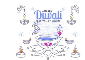 8 Diwali Vector Illustration