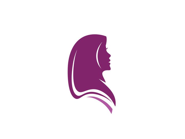 Hijab Fashion icon design