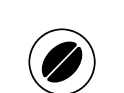 coffee bean icon vector illustration template