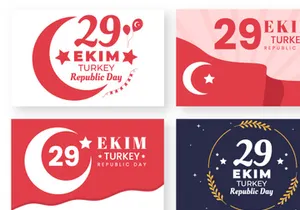 14 Republic Day Turkey Illustration