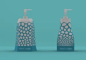 Parametric Bottle Soap Mockup and 3D model