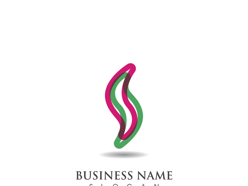 Business corporate S letter logo design vector