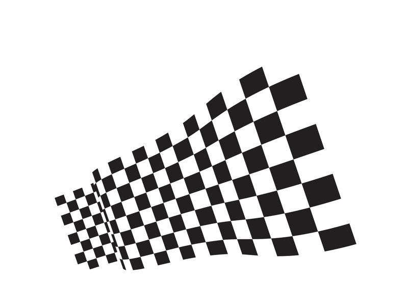 Race flag icon design