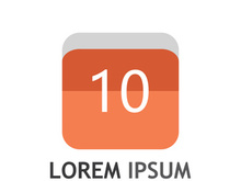 Calendar logo design.