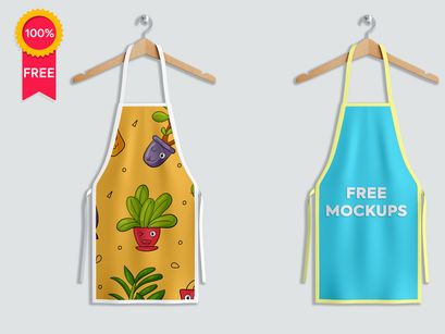 Apron Mockup PSD Free Download