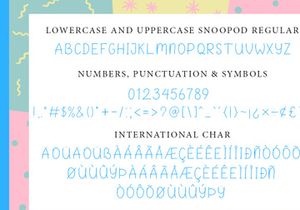 Snoopod - All Caps Handwritten Font