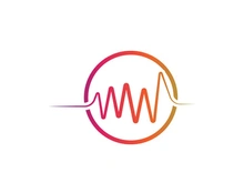 Sound waves vector illustration