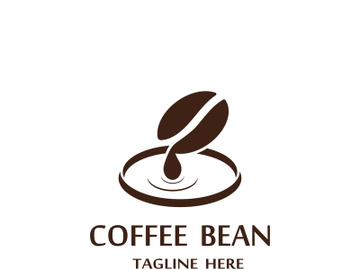 Premium coffee bean logo design. preview picture