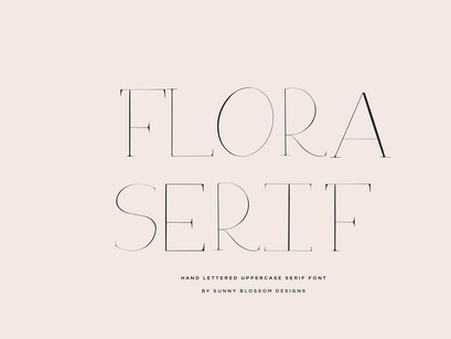 Flora Serif Free Font