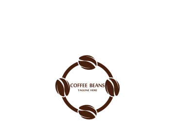 Premium coffee bean logo design. preview picture