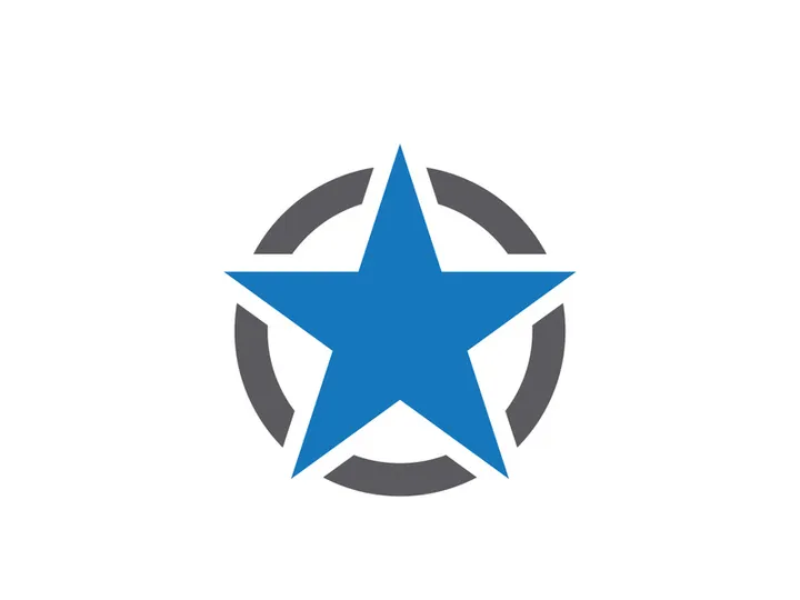 Star Logo Template icon illustration design