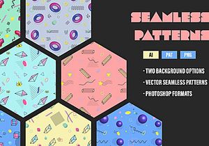 🚀 Free Memphis Style Patterns