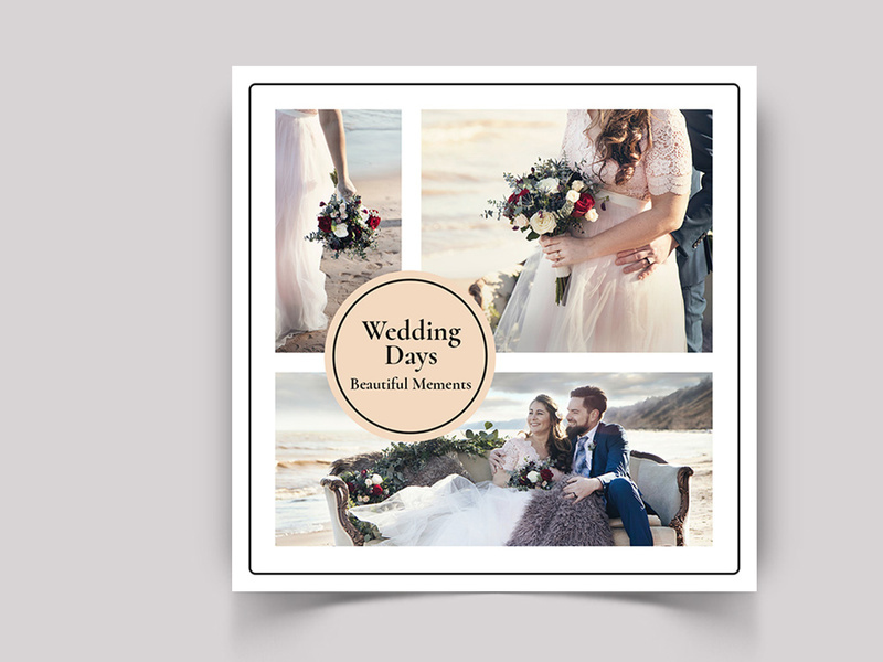 Wedding Social Media Post Template