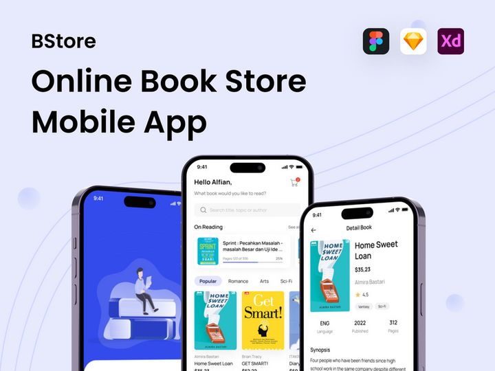BStore - Online Book Store Mobile App preview picture