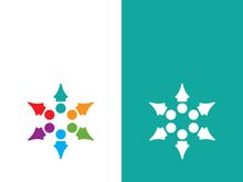 Community, network and social icon design template