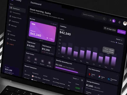 Nestify - Fintech Dashboard UI Kit