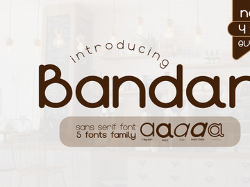 Bandar Sans Serif Modern Font preview picture