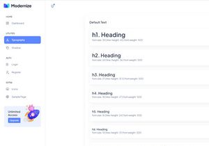 Modernize Free React MUI Admin Dashboard Template