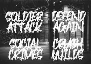 Blackink - Street Brush Display Font