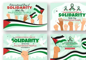 12 International Day of Solidarity with the Palestinian People Illustration