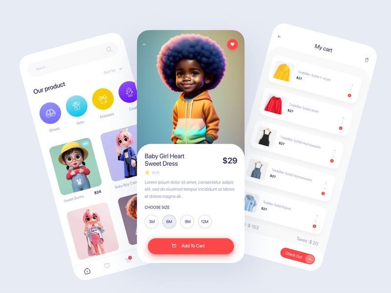 Ecommerce - App UI Kit.