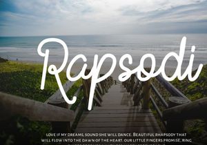 Latsabine - Handwritten font