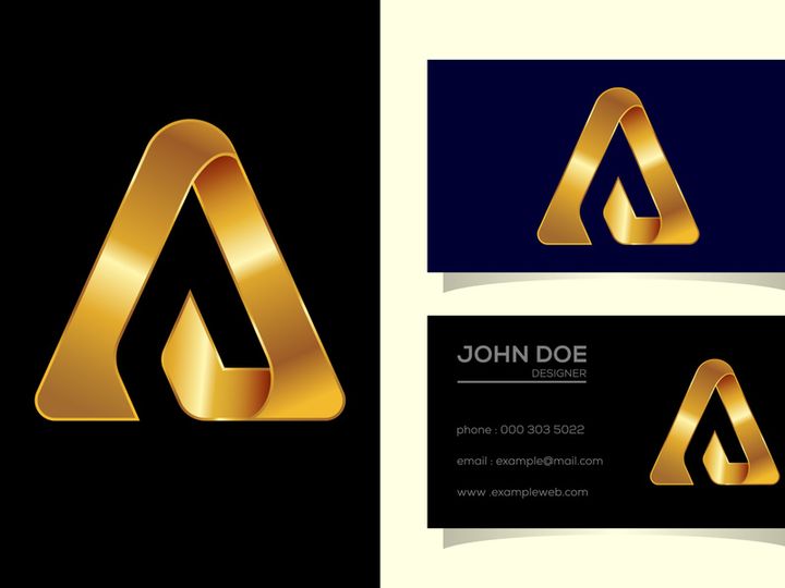 Initial letter A logo design template vector illustration.