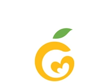 Orange logo icon Vector illustration